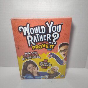 Would You Rather? Prove It Game by Spin Master NEW Sealed – Ages 8+ -3-6 Players